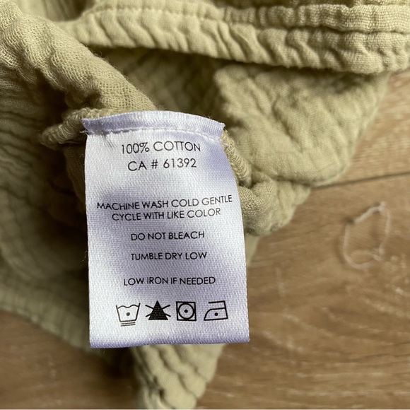 Shannon Passero blouse gauzy cotton peasant style boho long sleeve blouse - Picture 7 of 10